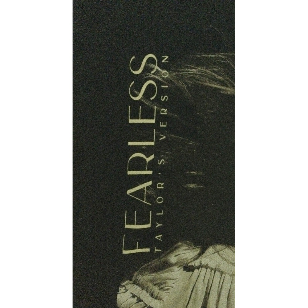 Taylor Swift Fearless Taylor's Version Album Cover Crewneck Sweatshirt XL